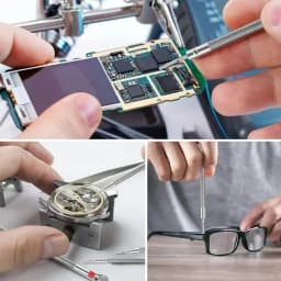 0.8-1.6mm Steel Screwdriver for Watch Repairing Portable Watch Tools Band Removal with Mini Link Pins Watchmaker Tools