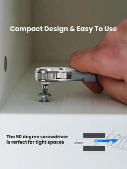 24 in 1 Right Angle Ratcheting Screwdriver Set 36-Tooth Mini Ratchet Socket Sleeve Wrench Set Car Repair Tool Hand Tools Key Set