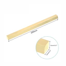 1pcs Length 200mm/250mm Brass Flat Bar Plate Strip Thicknesses 2mm 3mm 4mm 6mm 8mm 10mm 12mm 15mm 20mm