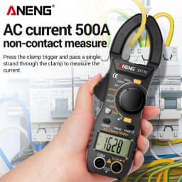ANENG ST170 Clamp Meter Digital Multimeter Tester 1999 Counts AC/DC Voltage Ammeter Tester Car Amp Hz Capacitance NCV Ohm Test