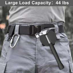 High Quality Non-Slip Tool Holster Belt Clip Metal Quick Access Magnetic Tool Holder Detachable Adjustable Belt Buckle