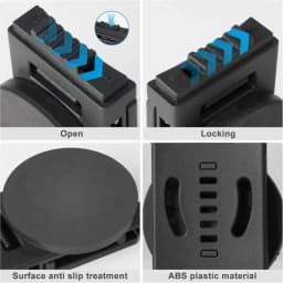 High Quality Non-Slip Tool Holster Belt Clip Metal Quick Access Magnetic Tool Holder Detachable Adjustable Belt Buckle