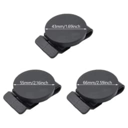 High Quality Non-Slip Tool Holster Belt Clip Metal Quick Access Magnetic Tool Holder Detachable Adjustable Belt Buckle
