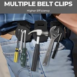 High Quality Non-Slip Tool Holster Belt Clip Metal Quick Access Magnetic Tool Holder Detachable Adjustable Belt Buckle