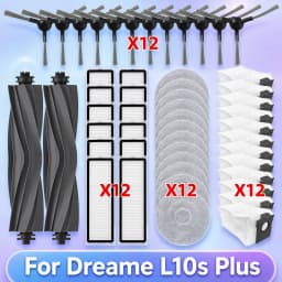 Compatible For Dreame L10s Plus RLL42SD Replacement Parts Main Roller Side Brush Hepa Filter Mop Pad Cloth Dust Bag Accessories