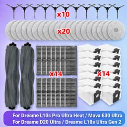 Fit For Dreame L10s Pro Ultra Heat / L10s Ultra Gen 2 / D20 Ultra / Mova E30 Ultra / P10 Ultra Brush Filter Mop Cloth Bag