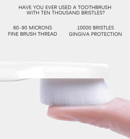 2/4PCS Ultra-fine Soft Toothbrush Gum Care Sensitive Nano Brush Heads for Phili Sonic Care HX3/HX6/HX9 Heads For 6780 3014