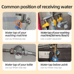 For Roborock Q Revo Max Edge QV35 S5V Q Revo Curv 2 Robot Vacuum Water Change Kit Auto Water Refill and Drain Water Hookup Kit