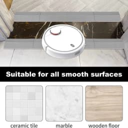 Anti-Slip Threshold Door Step Ramp Kit for Intelligent Robot Vacuum Cleaner Lightweight TPE Ramp for Wheelchairs