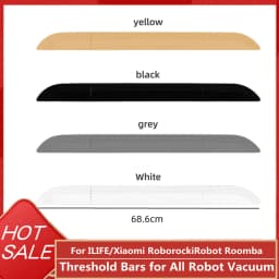 Anti-Slip Threshold Door Step Ramp Kit for Intelligent Robot Vacuum Cleaner Lightweight TPE Ramp for Wheelchairs