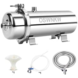 Whole House Water Purifier 0.01um PVDF Pre-Filter 1000L SUS304 Water Filter Can Be Continuously Cleaned for 5 Years