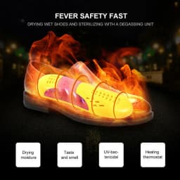 Portable Shoe Dryer Ultraviolet Ray Disinfection and Deodorisation Household Shoe Dryers For Autumn And Winter Heater 18W EU/US