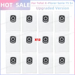 Fit For Rowenta X-plorer Serie 65+,75S RR8577WH,75S+ RG8597W/RR8587WH/RR8585,Tefal RG9177WH/140+ RG9197WH Brush Filter Mop Bag