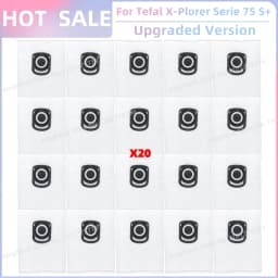 Fit For Rowenta X-plorer Serie 65+,75S RR8577WH,75S+ RG8597W/RR8587WH/RR8585,Tefal RG9177WH/140+ RG9197WH Brush Filter Mop Bag