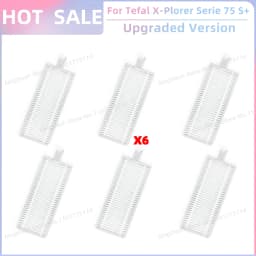 Fit For Rowenta X-plorer Serie 65+,75S RR8577WH,75S+ RG8597W/RR8587WH/RR8585,Tefal RG9177WH/140+ RG9197WH Brush Filter Mop Bag