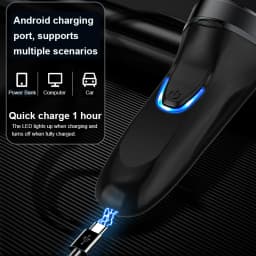 Mini Electric Shaver Men's Face Beard Razor USB Charging Washable Beard Trimmer Razor Ladies Travel Portable Body Hair Trimmer