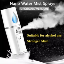 NANO FACIAL MISTER PORTABLE MINI FACE MIST HANDY SPRAYER COOL FACIAL STEAMER Humidifier for Room Outdoor Indoor