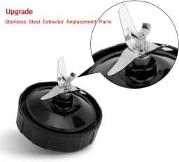 7 Fins Blender Blade for Ninja BN401 BN751 BN801 BL450-30 BL480-30 Auto iQ BL682-30 BL642-30 BL687CO-30 Extractor Blade Assembly