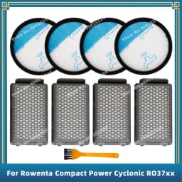 Hepa Filter Compatible For Rowenta Compact Power Cyclonic RO3718 RO3724 RO3731 RO3753 RO3786 RO3798 / Compact Force RP3721EA