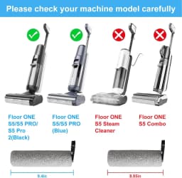 Replacement Brush Rollers Compatible with Tineco Floor ONE S5/Floor One S5 Pro 2 Smart Cordless Wet Dry Vacuum Cleaner