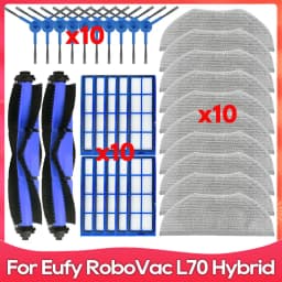 Compatible For ( Eufy RoboVac L70 Hybrid ) Roller Side Brush Hepa Filter Mop Robot Vacuum Cleaner Accessory Spare Part