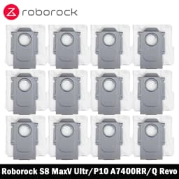 Roborock S8 MaxV Ultra / Q Revo / Q Revo MaxV / Q Revo S / Q Revo Pro / Qrevo Curv / Saros 10 Robot Vacuum Dust Bags Accessories