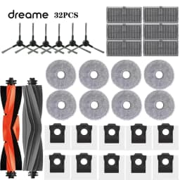 Dreame L10s Pro Ultra Heat, X30 Ultra, X30 Pro Vacuum Cleaner Replacement Accessories Main Side Brush Filter Mop Dust Bag
