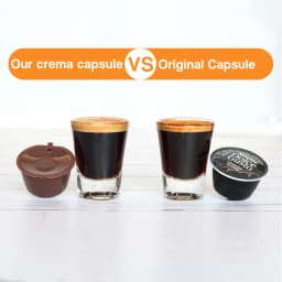 1/2/3/4/6/9/10pcs Refillable Reusable Coffee Capsules Pods For Necafe Dolce Gusto Refillable Crema Coffee Filters with Tamper