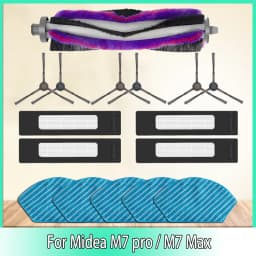 Main Side Brush HEPA Filter Mops Cloth For Midea M7 PRO /M7 MAX For Fakir rs 770 Robot Vacuum Cleaner Accessories Replacement