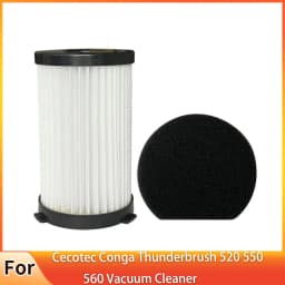 Filters And Sponges for Ariete Electric Broom Handy force 2761 2759 RBT, Cecotec Conga Thunderbrush 520 550 560 Vacuum Cleaner