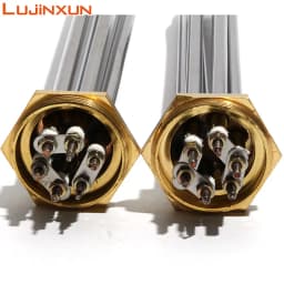 LUJINXUN DN40 47mm BSP Thread Heater Element 220V/380V for Water Tank 3KW/4.5KW/6KW/9KW/12KW TEN 201SS Tube Copper Thread 1pc