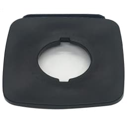 Repalcement Blender Square Lid 4665 Black Square Jar Lid and Center Cap Compatible with Oster and Osterizer Blenders 4"