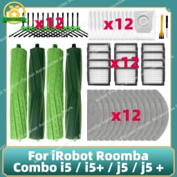 Compatible for IRobot Roomba Combo I5 / i5+ / J5 / j5+ Robot Vacuum Cleaner Main Side Brush HEPA Filter Accessories Parts