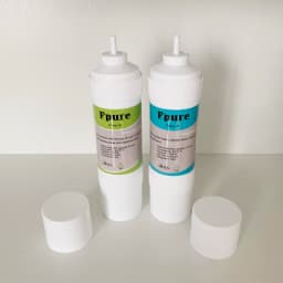 Diode Laser coolant water filters(Filter A & B) For 808nm Diode Laser Machine Cooling, Include Connectors&Clamps, pack of 2