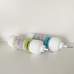 Diode Laser coolant water filters(Filter A & B) For 808nm Diode Laser Machine Cooling, Include Connectors&Clamps, pack of 2