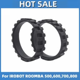 Tires for IROBOT ROOMBA Wheels Series 500, 600, 700, 800 and 900, E5, I7+, S9, IROBOT 676, 980, 698 Anti-Slip IROBOT Roomba Acce