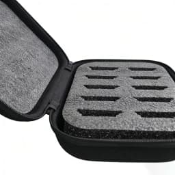 Grooming Clipper Blade Case Holder Organizer - Hard Travel Carrying Storage Holds 10 Blades - Upgrade