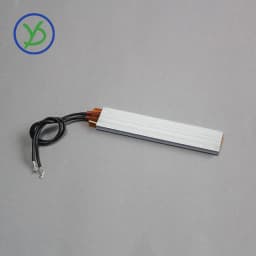 5 Pieces 100*21mm 60°C~270°C Thermostatic Ceramic PTC Heating Sheet Aluminum Shell Heating Plate Heater Accessories 12V~220V