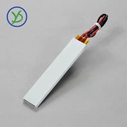 5 Pieces 100*21mm 60°C~270°C Thermostatic Ceramic PTC Heating Sheet Aluminum Shell Heating Plate Heater Accessories 12V~220V