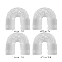 130 150mm Duct Extension Pipe Telescopic Flexible Mobile Air Conditioner Exhaust Hose Accessories Vent Hose 1.5/2M