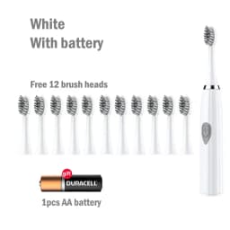 Electric Toothbrush IPX7 Waterproof Sonic Toothbrush DuPont Soft Bristles Adult Large Button Vibration Intelligent Toothbrush