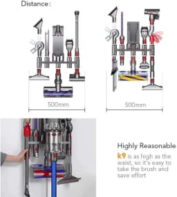 Suitable For Dyson V7 V8 V11 V12 V15 Vacuum Cleaner Head Storage Bracket V10 Lightweight Version Expansion Hanging Mount