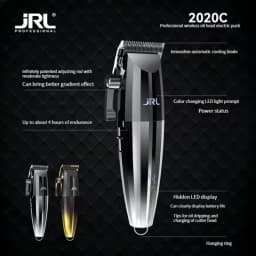 Original JRL Clipper JRL 2020c 2020t Professional Hair Clipper Men's Oil Head Trimmer Cordless Electric Push Shear Hairdresser