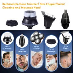 Replacement Electric Shaver Head Nose Trimmer Hair Clipper Head Facial Cleaning Brush Spare 3D 4D 5D Floating Razor Beard Head