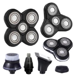 Replacement Electric Shaver Head Nose Trimmer Hair Clipper Head Facial Cleaning Brush Spare 3D 4D 5D Floating Razor Beard Head