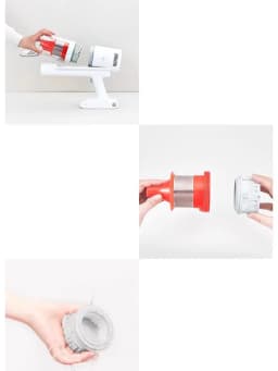 2PCS For Xiaomi Vacuum Clenaer Mijia K10 Pro / MJWXCQ05XY / MJWXCQ05XYHW Replacement Spare Parts Hepa Filter