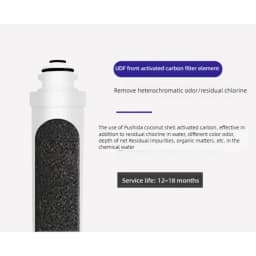 Waternoble Universal Quick Connect Water Filter Cartridges PP Cotton Pre & Post Carbon RO Membrane E2 for Home Water Purifiers