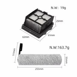 For Tineco Floor One Switch S6\Stretch S6 Parts Wet Dry Vacuum Cleaner Consumable Roller Brush HEPA Filter Accessories