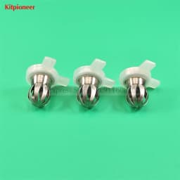 3 Pieces Mould Nozzle Cap Flower Petals Shaped Nozzles New Spare Parts Of YKF Soft Serve Ice Cream Machines Replacement Fittings