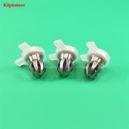 3 Pieces Mould Nozzle Cap Flower Petals Shaped Nozzles New Spare Parts Of YKF Soft Serve Ice Cream Machines Replacement Fittings